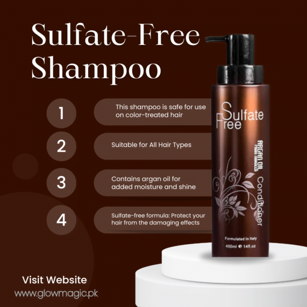 Argan Oil Sulfate Free Shampoo 400ml | Price in pakistan