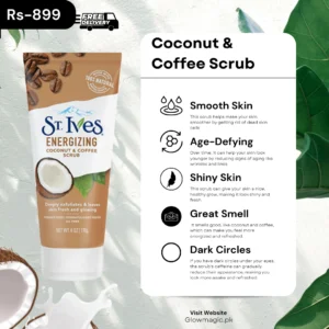 Best St.Ives Energizing Coconut Scrub & Coffee Face Scrub 170G Price in Pakistan