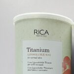 RICA 800ML TITANIUM (ROSE) LIPOSOLUBLE WAX Glow Magic
