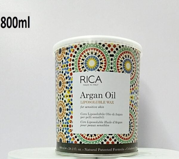 RICA 800ML ARGAN OIL LIPOSOLUBLE WAX Glow Magic