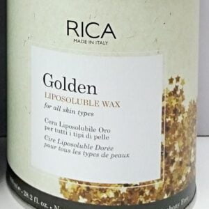 RICA 800ML GOLDEN LIPOSOLUBLE WAX Glow Magic