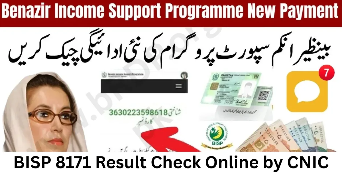BISP 8171 Result Check Online by CNIC – November 2025 Payment Status