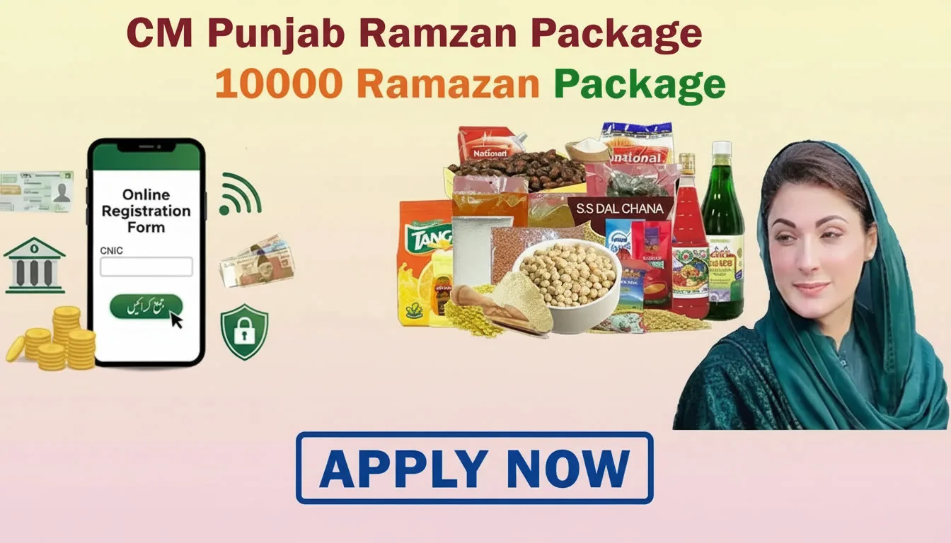 CM Punjab 10000 Ramazan Package Registration 2026