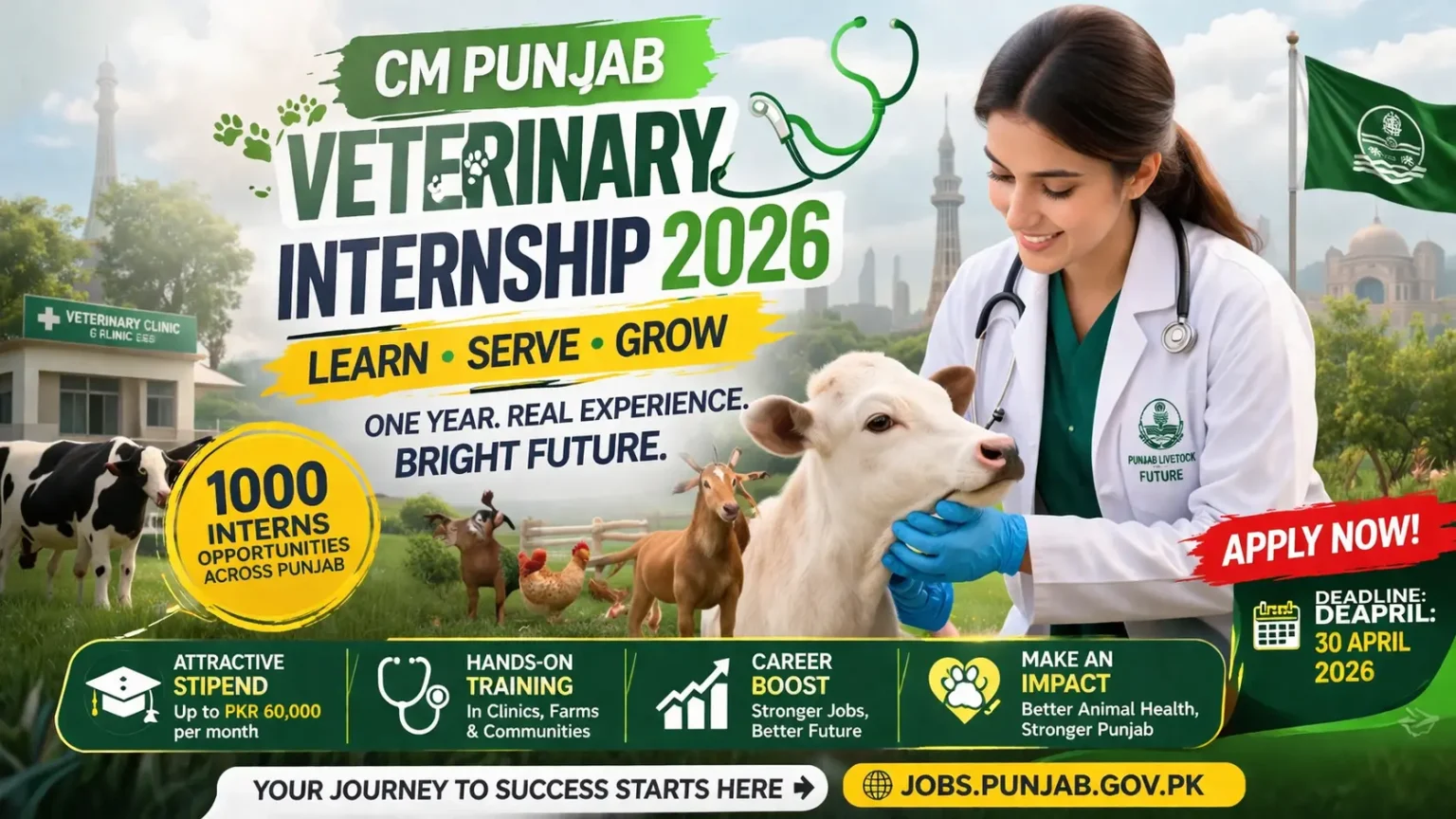 CM Punjab Veterinary Internship 2026