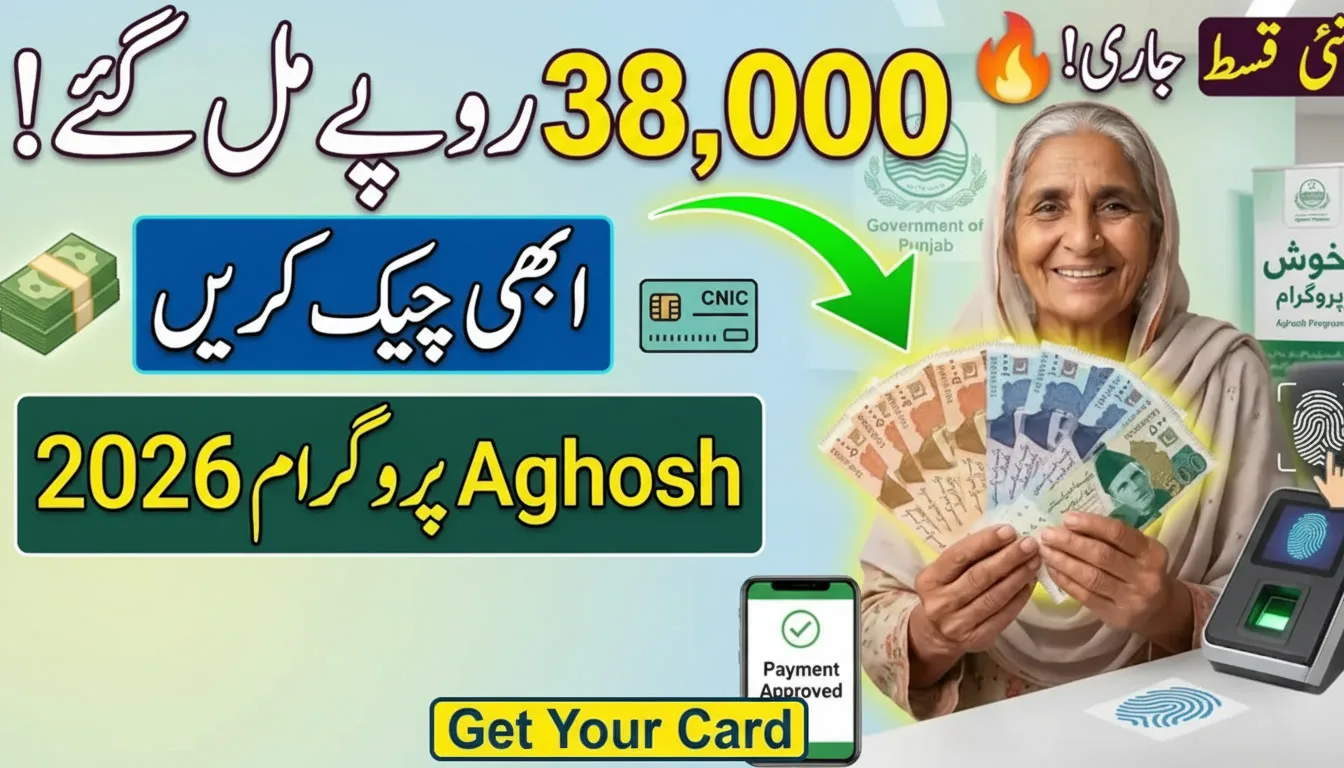 Aghosh Program Payment 2026 – Check Your Rs. 38,000