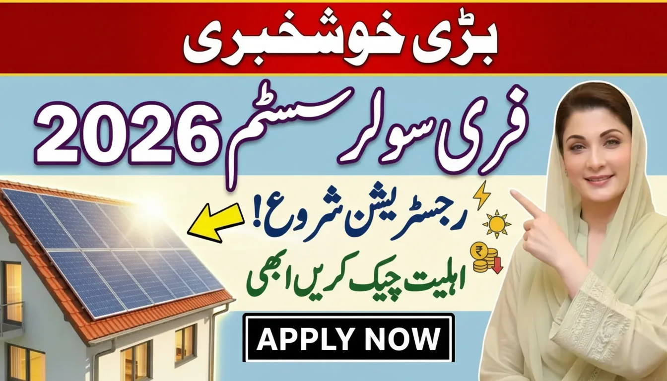 Punjab Roshan Gharana Solar Scheme Registration 2026